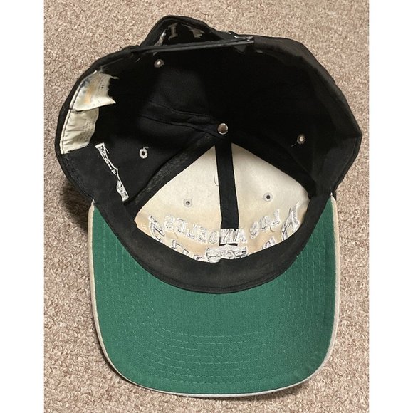 s-l400.jpg Vintage 90s Los Angeles Vegas Raiders Logo Athletic Team NFL Snapback Hat Cap